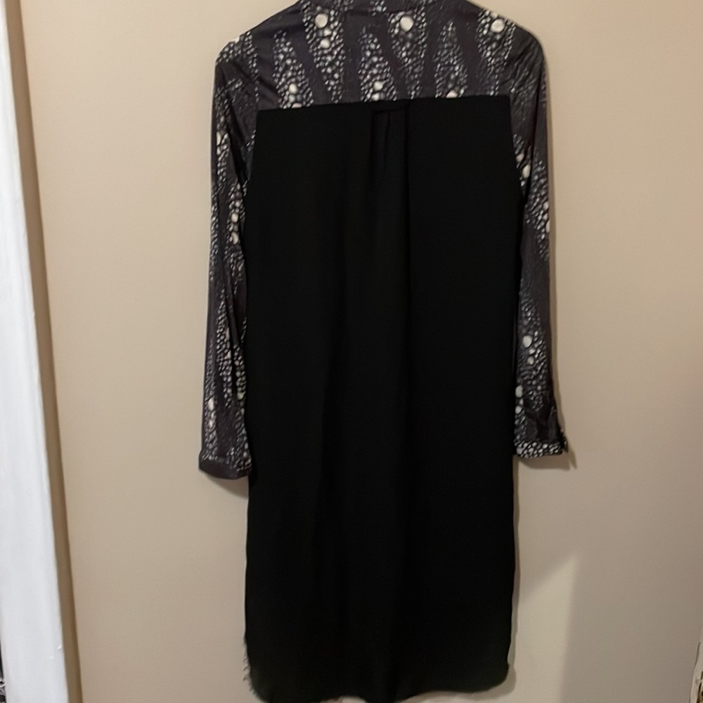 Ulla Johnson Grey V-Neck Python Print Midi Dress - image 8